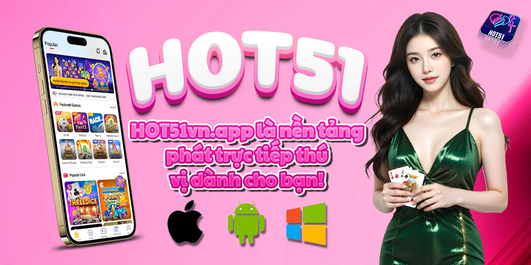 HOT51 apk mod casino and live stream