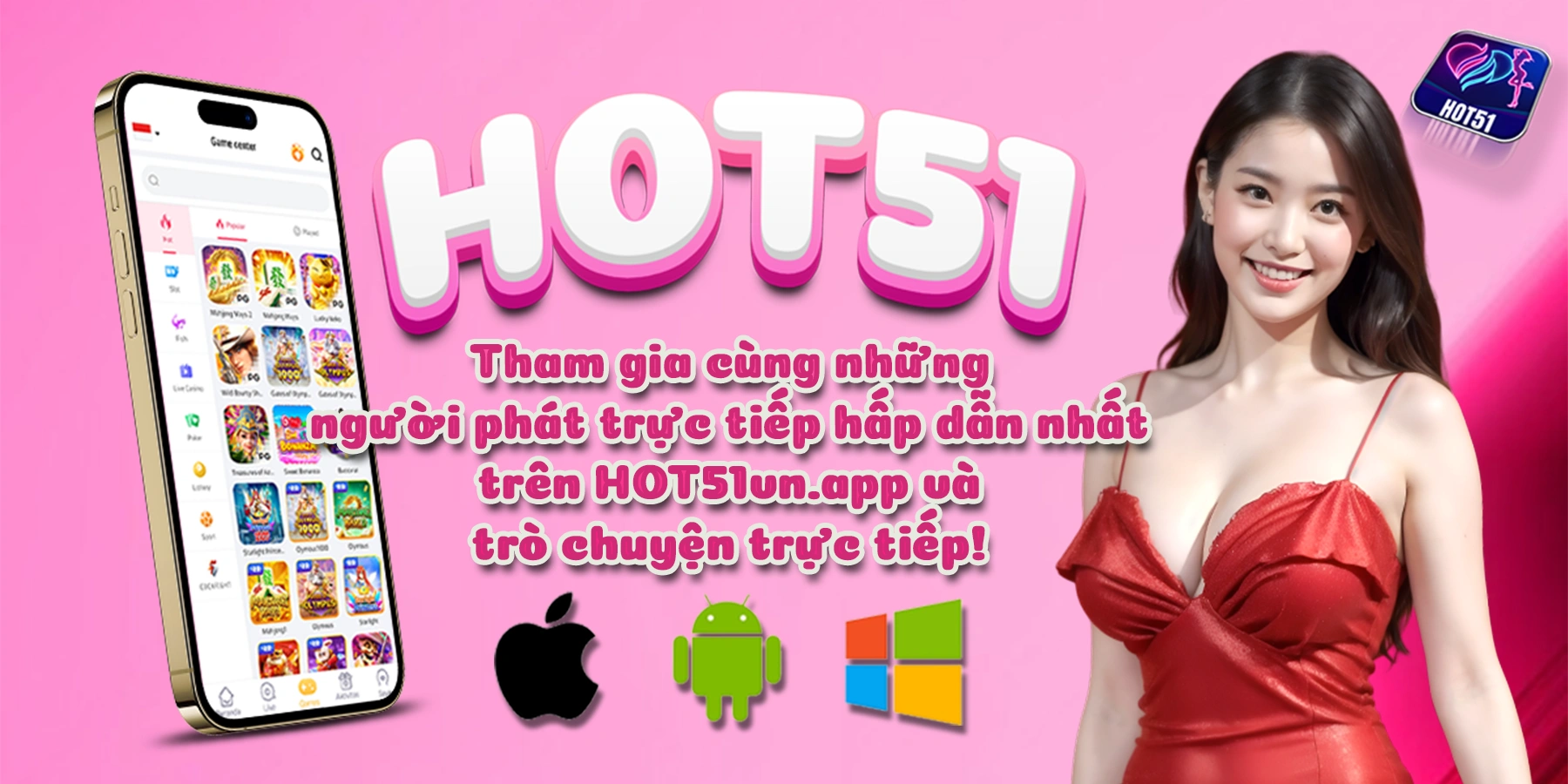 HOT51 apk mod casino and live stream