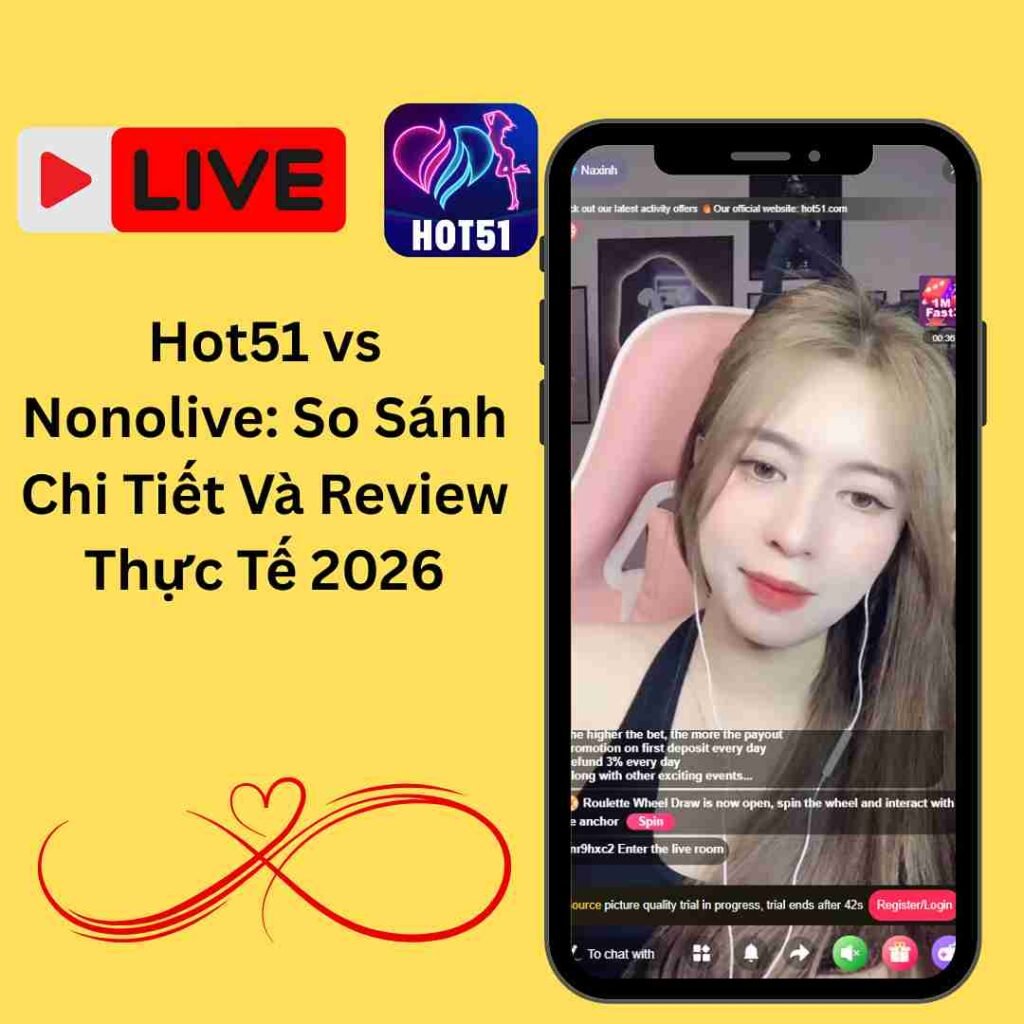 Hot51 vs Nonolive: So Sánh Chi Tiết Và Review Thực Tế 2026