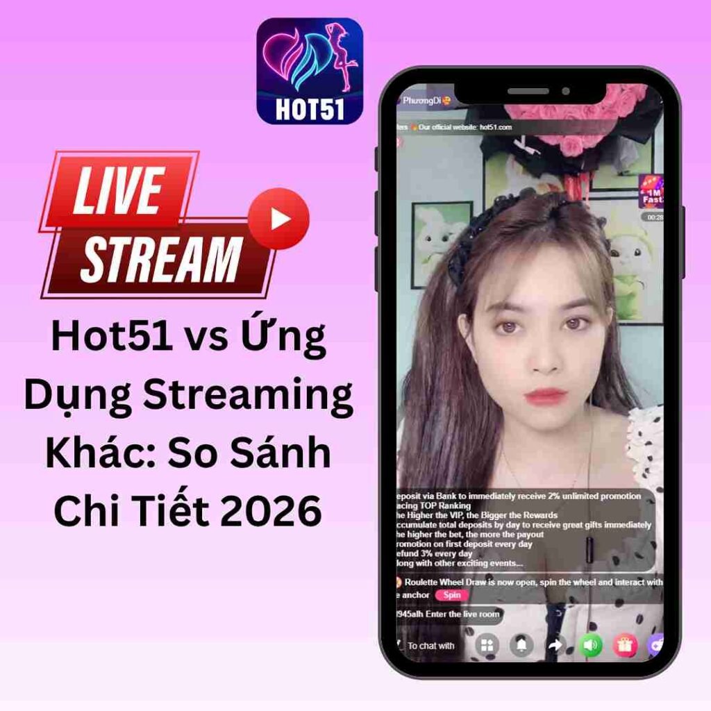 Hot51 vs Ứng Dụng Streaming Khác: So Sánh Chi Tiết 2026
