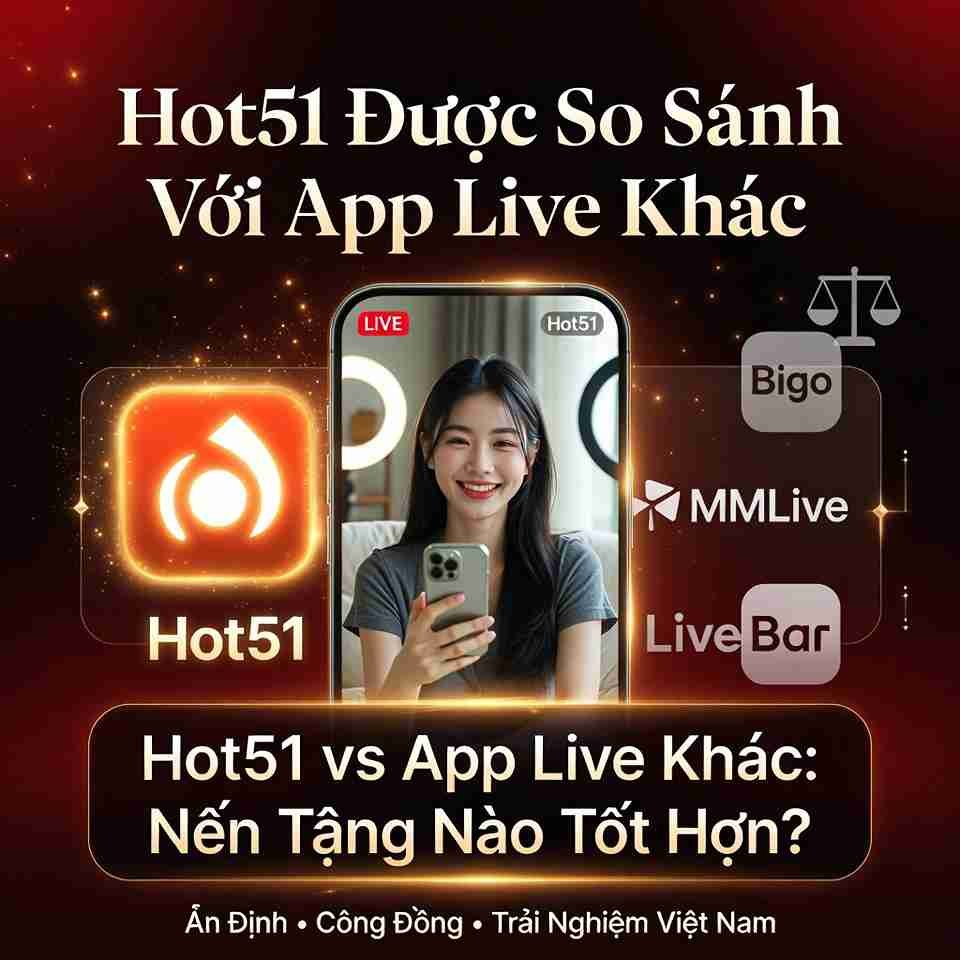 Hot51 Được So Sánh Với Ứng Dụng Live Khác Như Thế Nào?