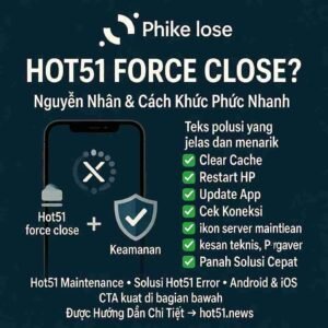 Hot51 Force Close: Nguyên Nhân Và Cách Khắc Phục