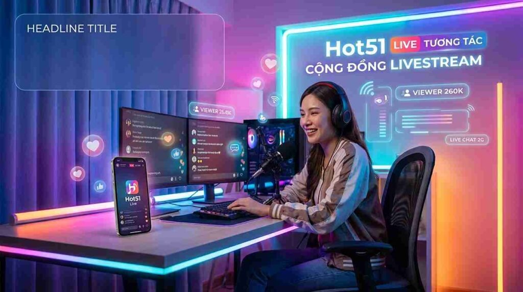 Ứng dụng Hot51 là gì? Khám phá nền tảng livestream tương tác hiện đại