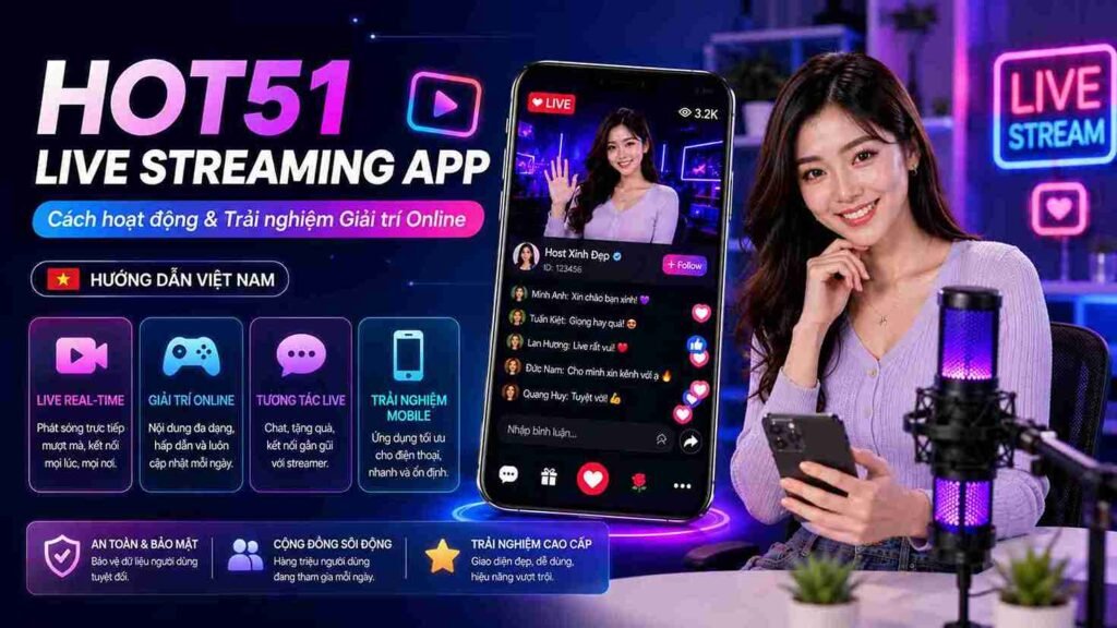 Hot51 Live Streaming App: Cách Hoạt Động và Trải Nghiệm