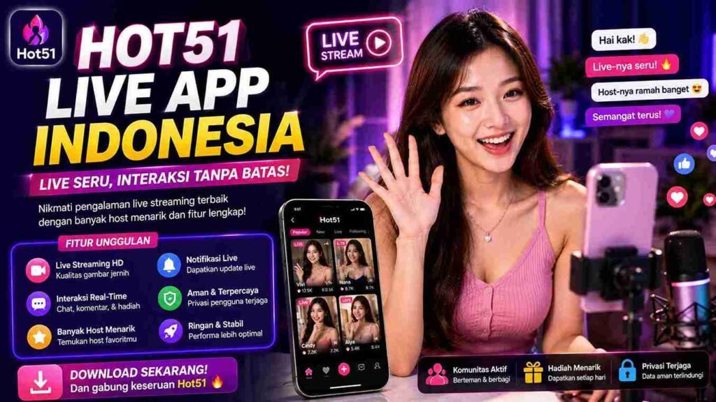 Hot51 Live App Indonesia là gì? Tìm hiểu chức năng và cách dùng