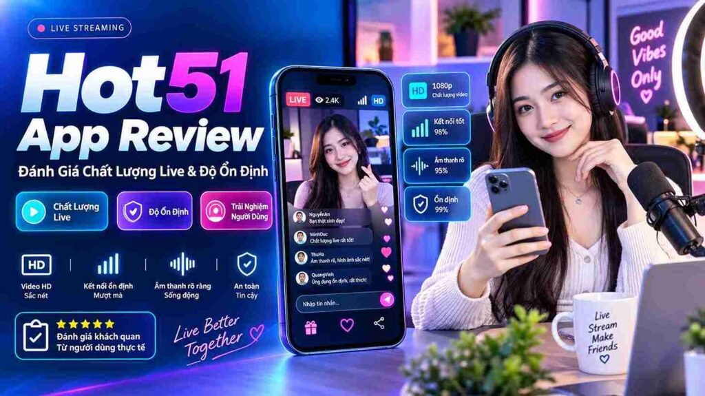 Hot51 App Review: Đánh Giá Trải Nghiệm Live Streaming